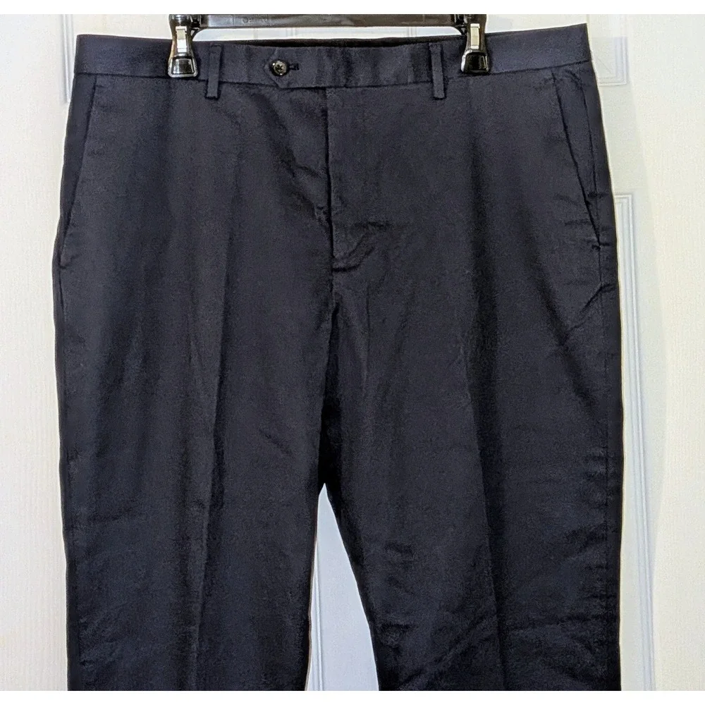J. Crew Bowery Dress Pants Navy Blue Size 36x32 NWT $158 FLAW‎